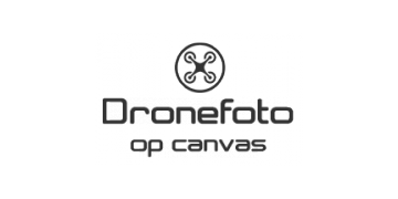 Drone foto op canvas te veenendaal