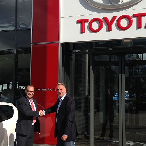 Toyota van Gent (Ede en Veenendaal) sluit samenwerking Rittenmeester